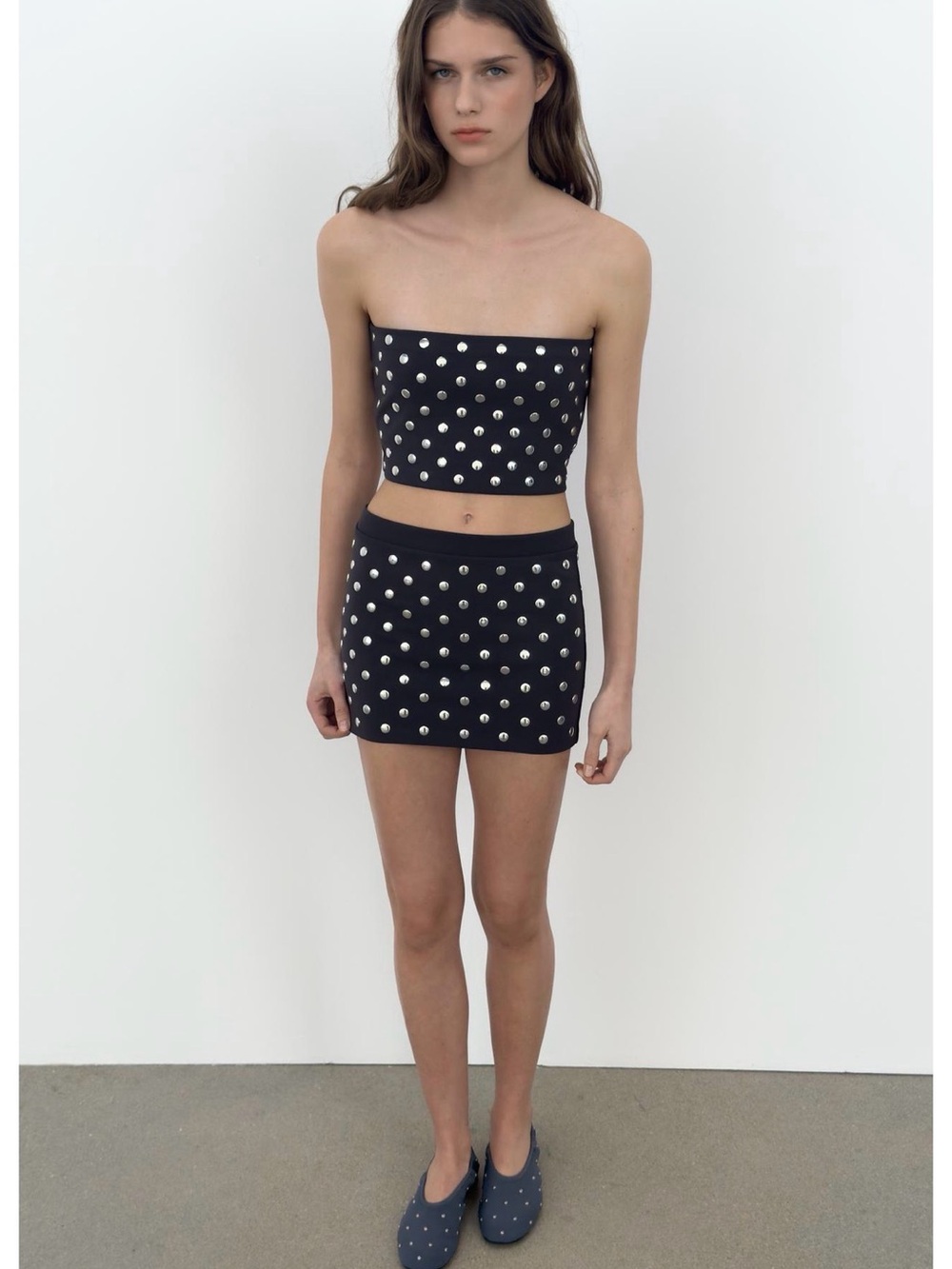 NEW ZARA Studded Mini Skirt Women’s Small